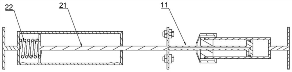 Active control device for resisting saloon car braking forward bending