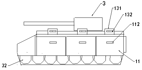 Protective device for tank with infantry