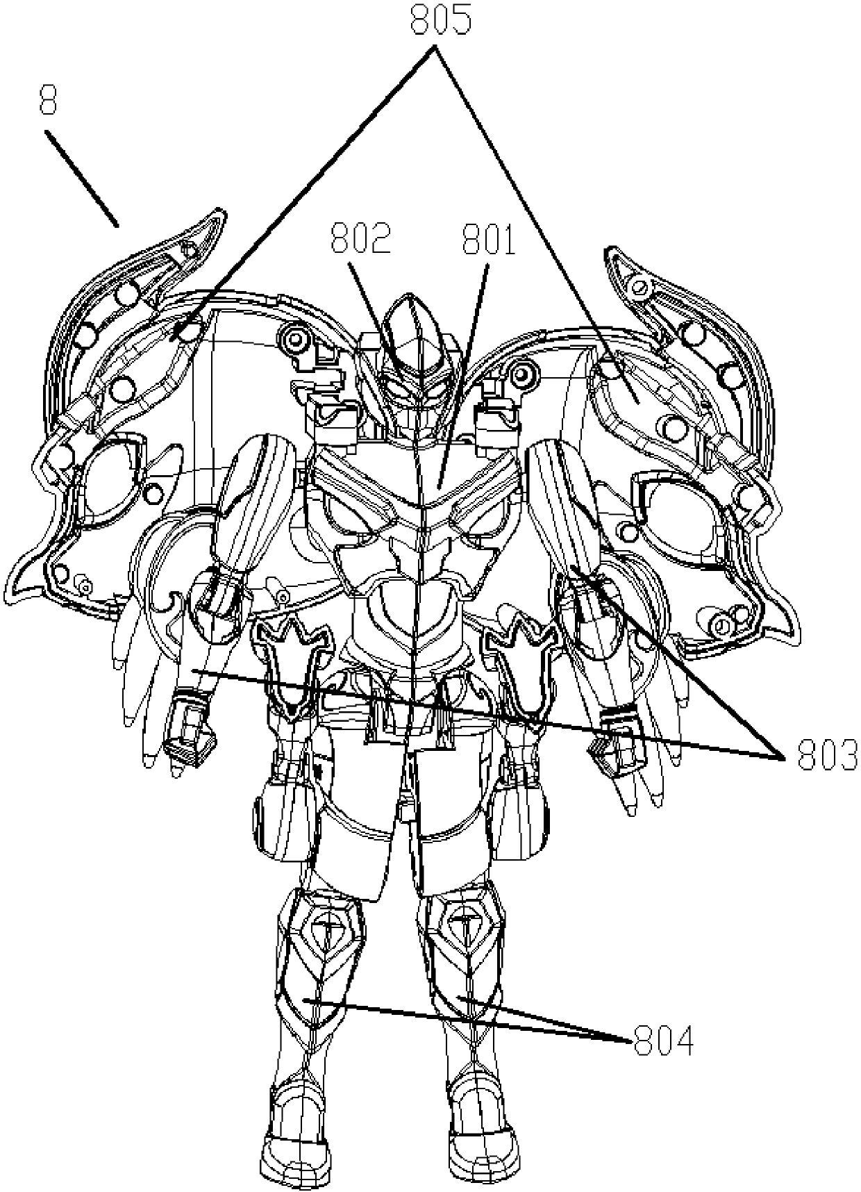 Combined transformation toy