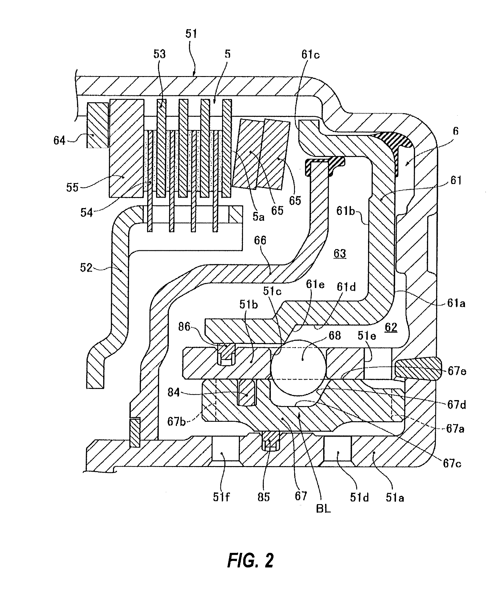 Automatic transmission equipped with friction element having locking mechanism attached thereto, and control method therefor