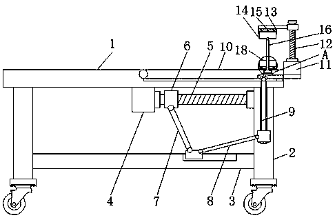 Convenient ophthalmological operating stand for clinical use