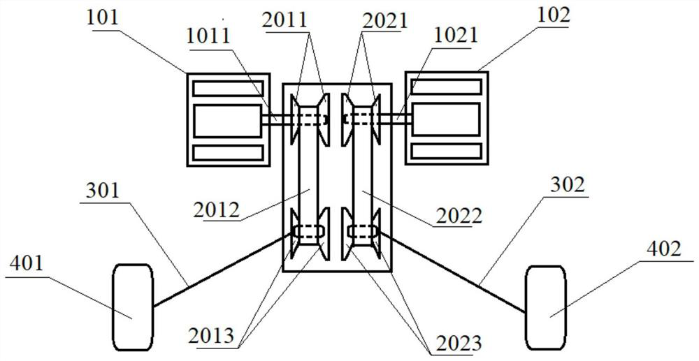 Electric automobile driving system