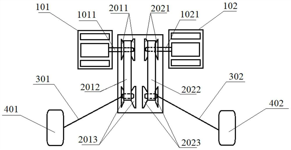 Electric automobile driving system