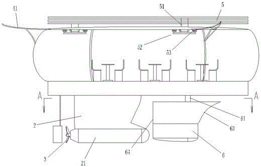 Solar three-body leisure boat