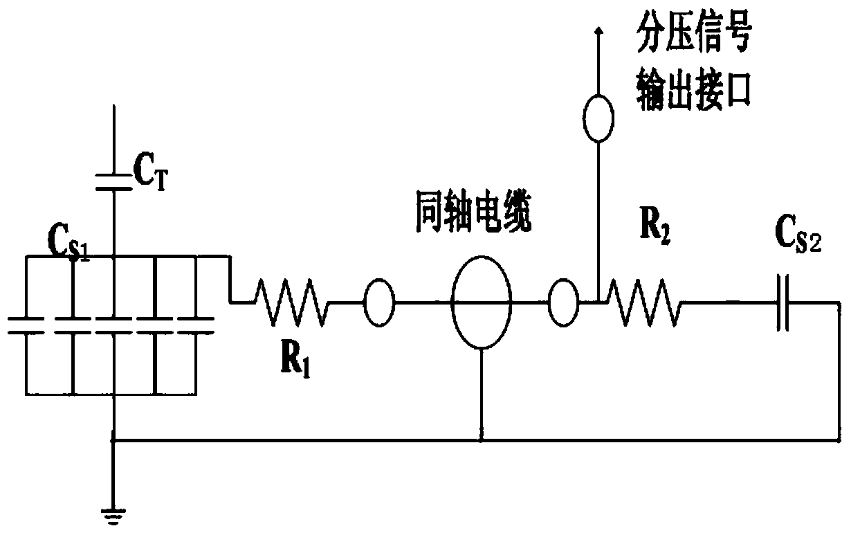 System for on-line detection of winding deformation based on overvoltage signal and response of transformer