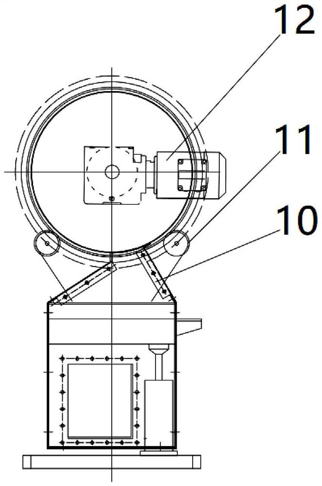 Filter capsule rotating cage dryer and controlling method thereof and cigarette filter capsule processing equipment