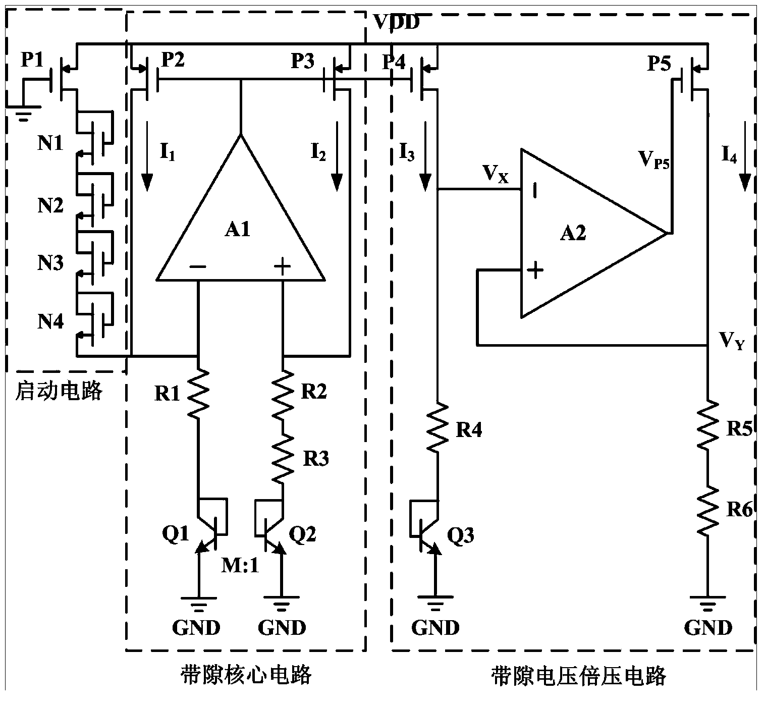 Low-noise amplifier structure