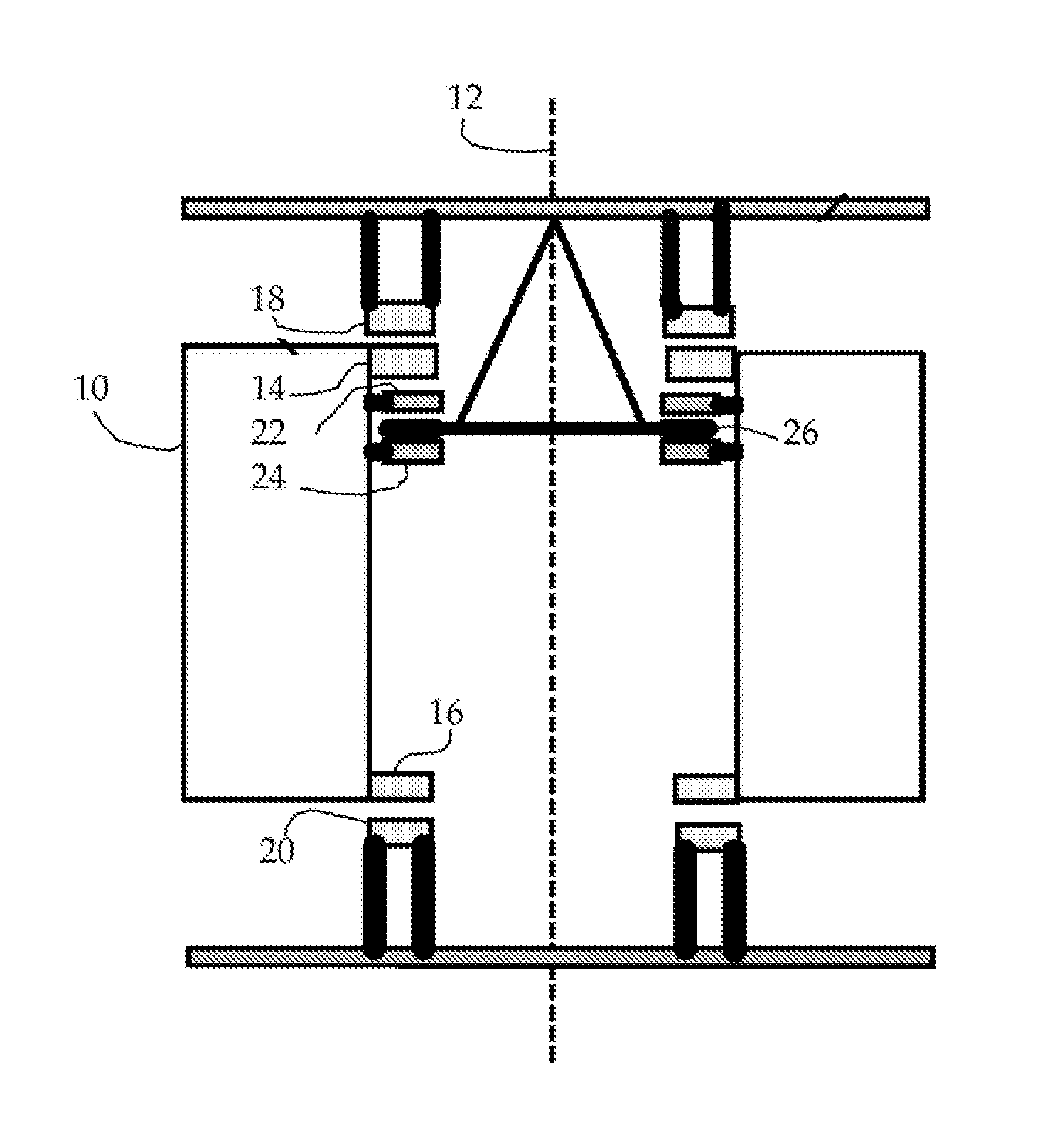 Passive magnetic bearing system