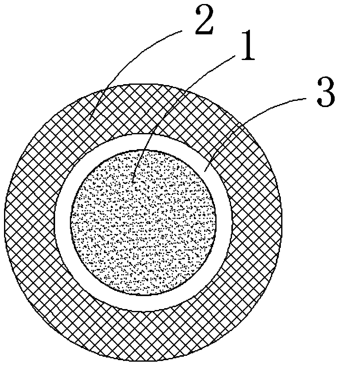 PLA composite fiber filament and making process and application thereof