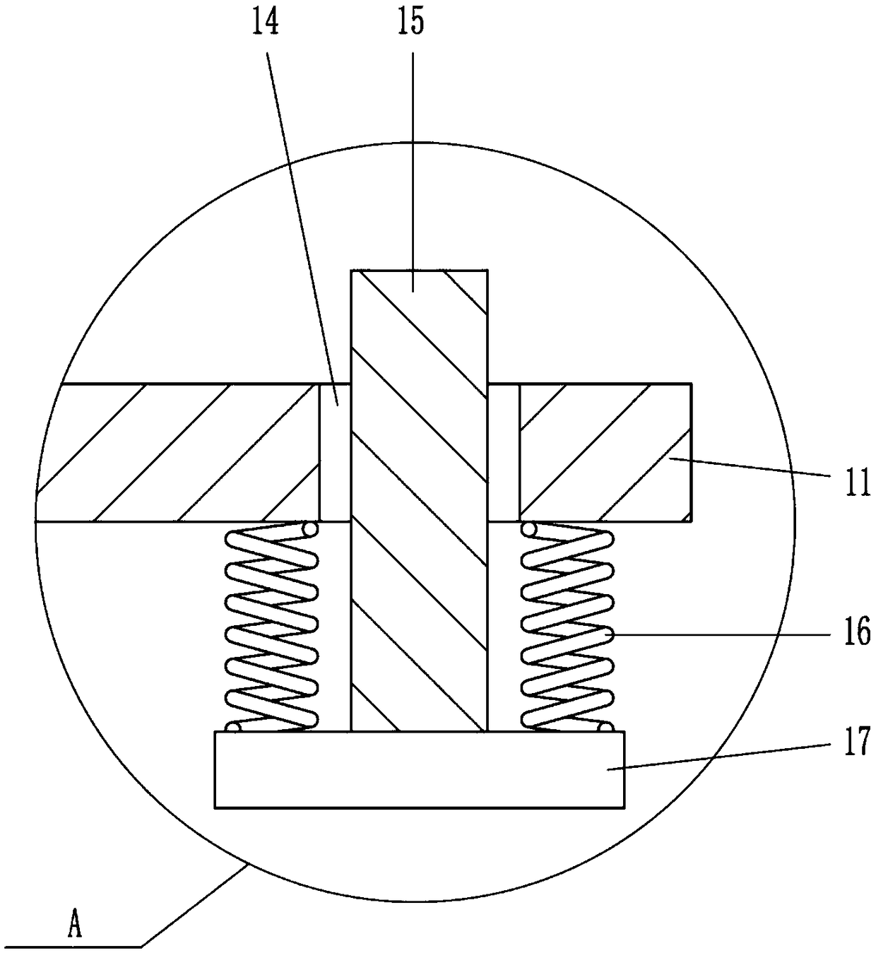 Punching machine used for corrugated paper processing