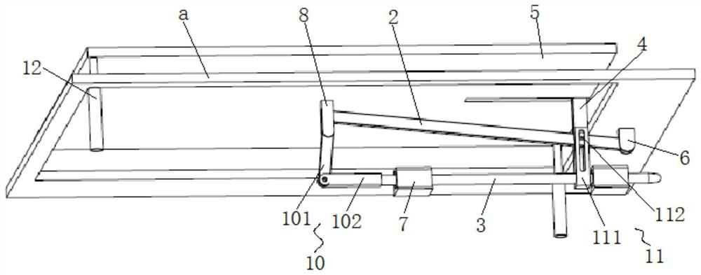 Mainboard positioning and clamping device and mainboard detection equipment