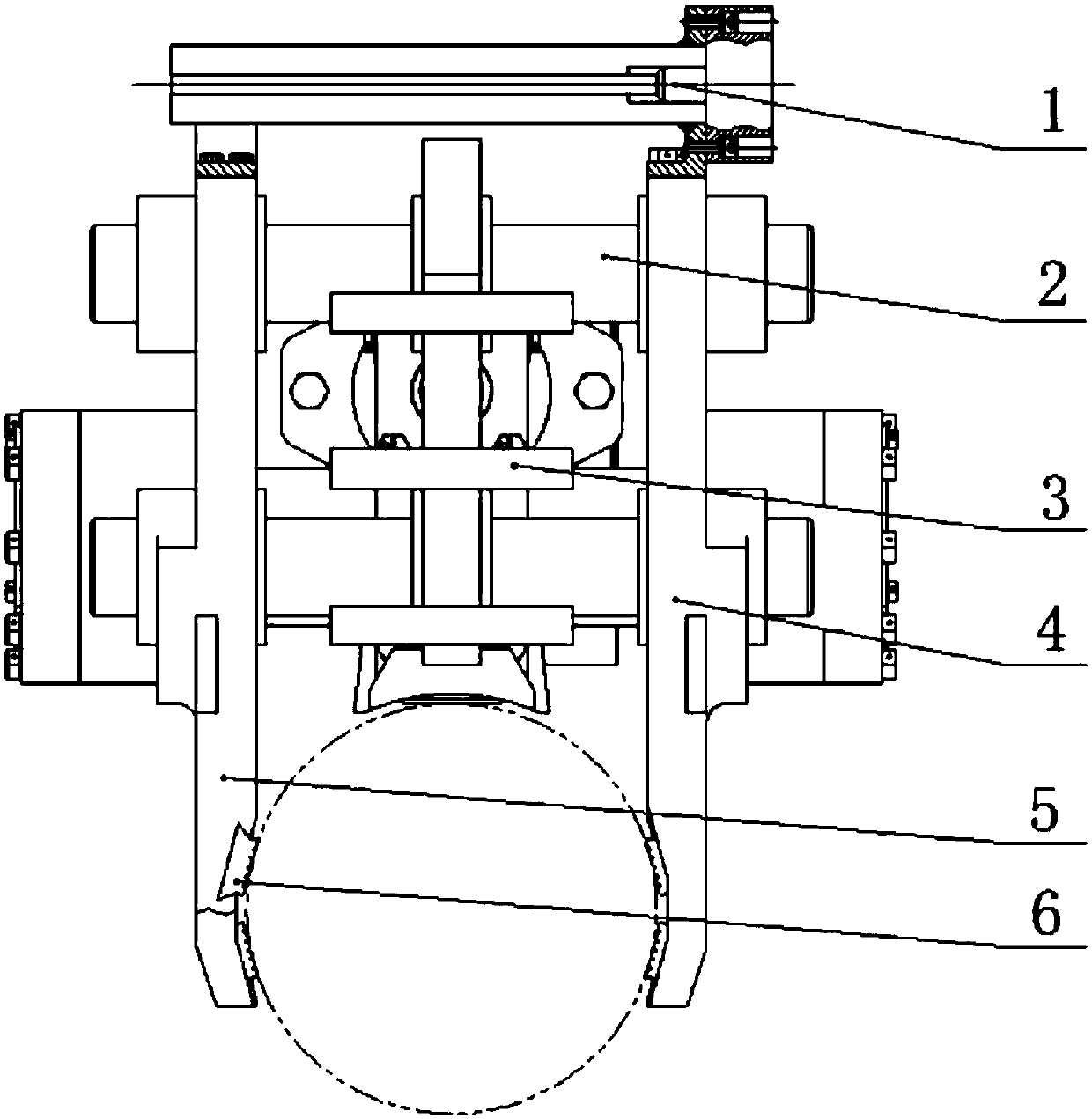 Self-locking type clamp capable of adjusting size of opening