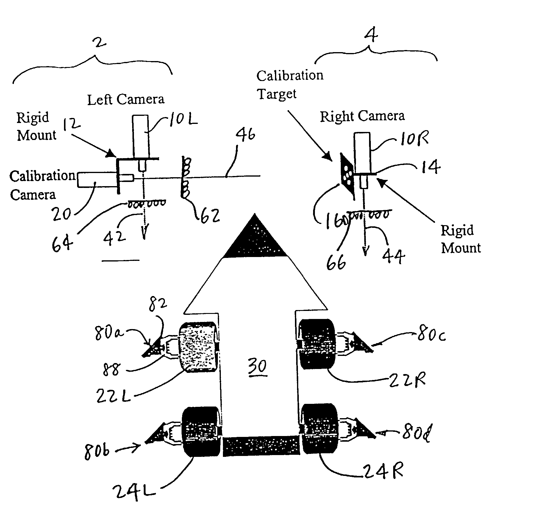 Self-calibrating position determination system