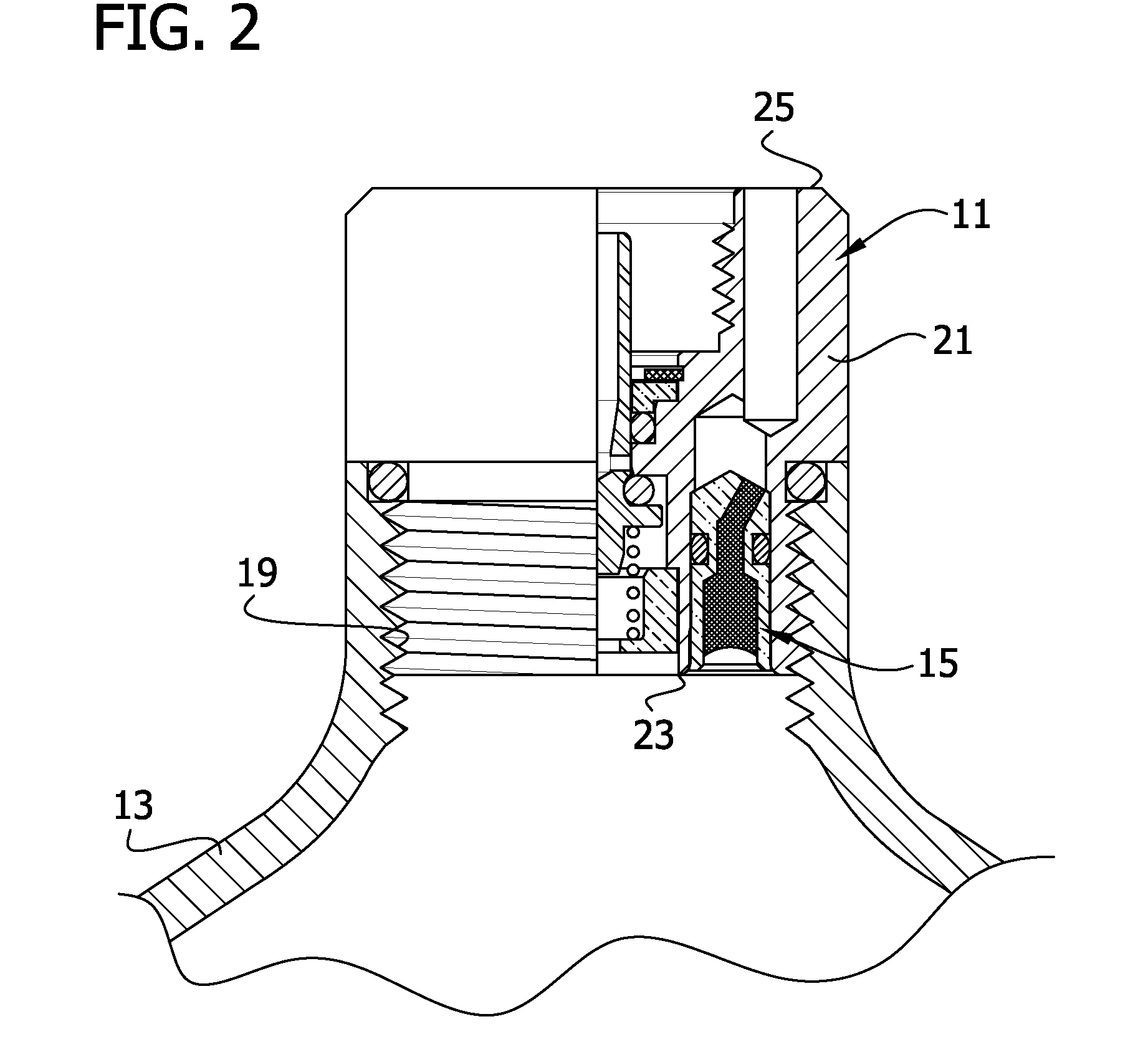Cylinder valve with thermal relief feature