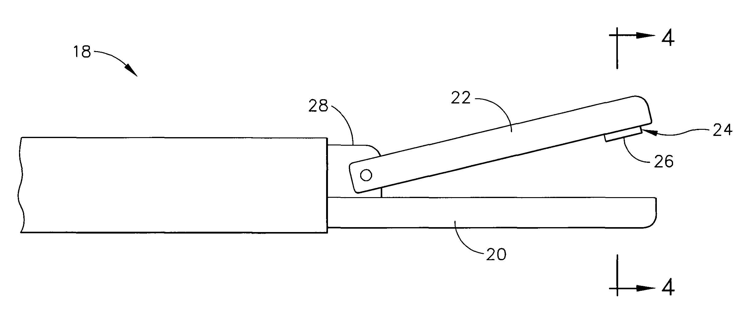 Ultrasonic surgical shears and method for sealing a blood vessel using same