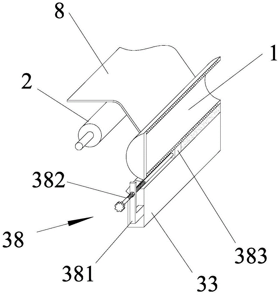 A quantitative control device for gluing amount