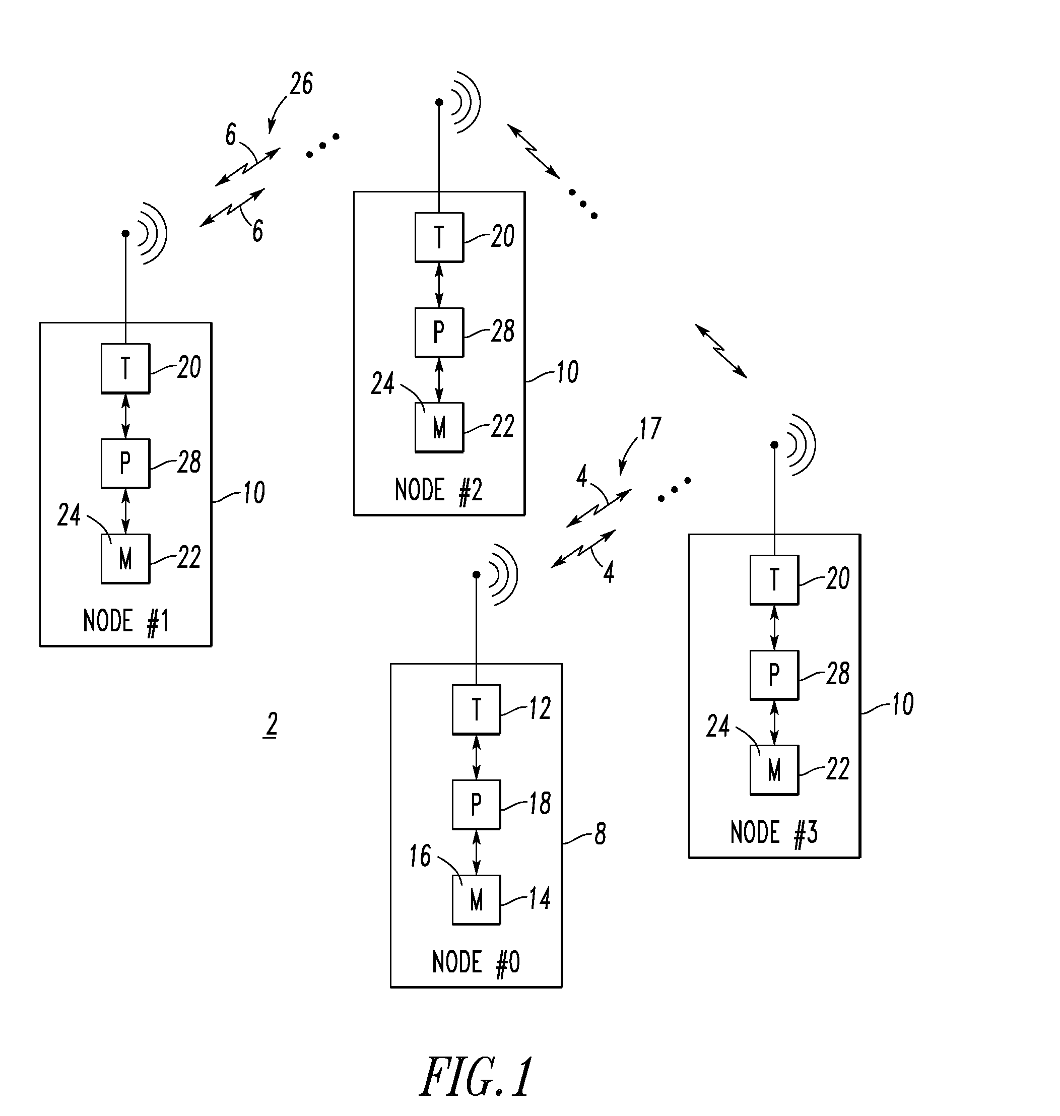 System and method employing wireless communications and predetermined measurement functions of wireless nodes for assessing wireless communication performance