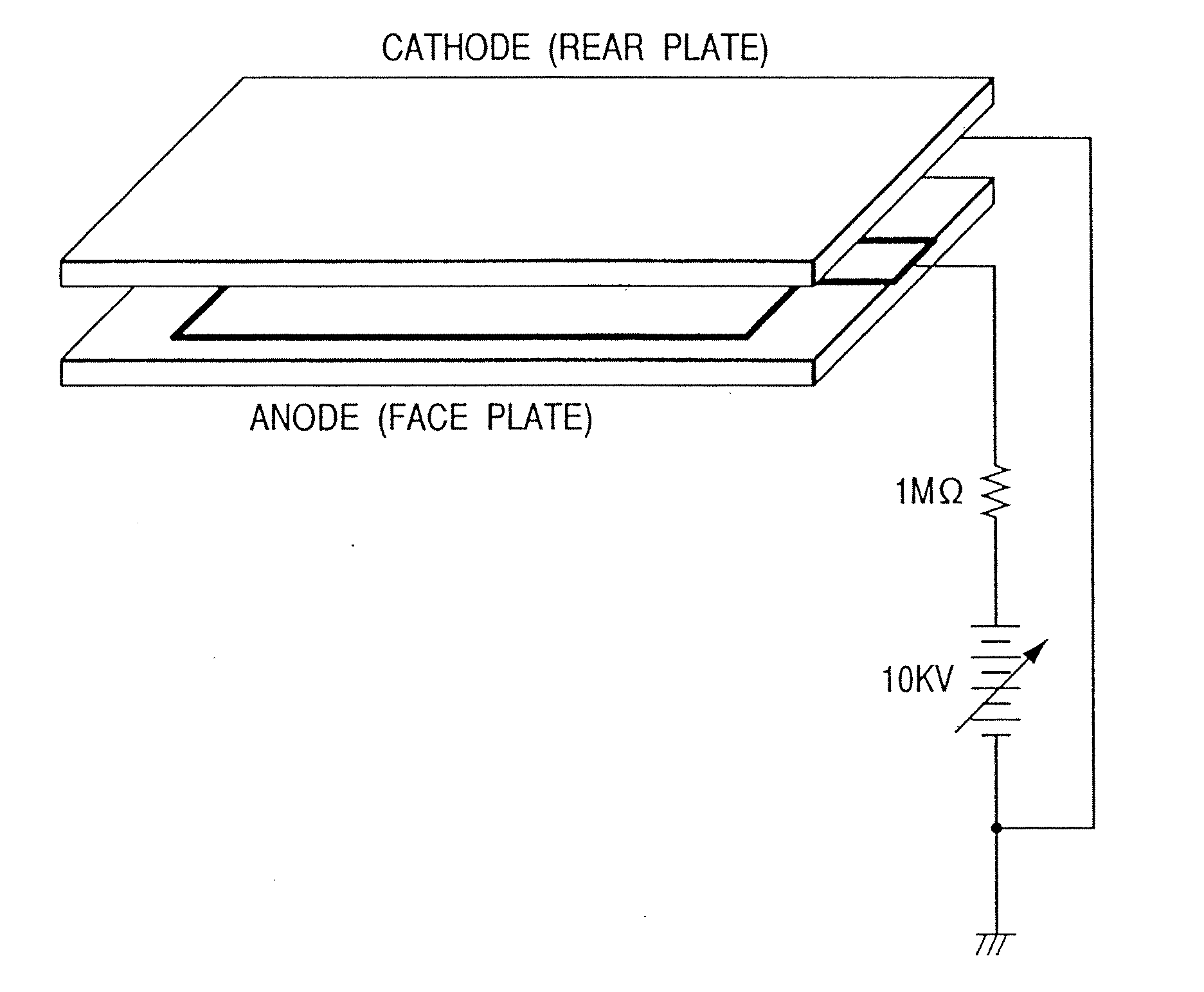 Electron emission apparatus comprising electron-emitting devices, image-forming apparatus and voltage application apparatus for applying voltage between electrodes