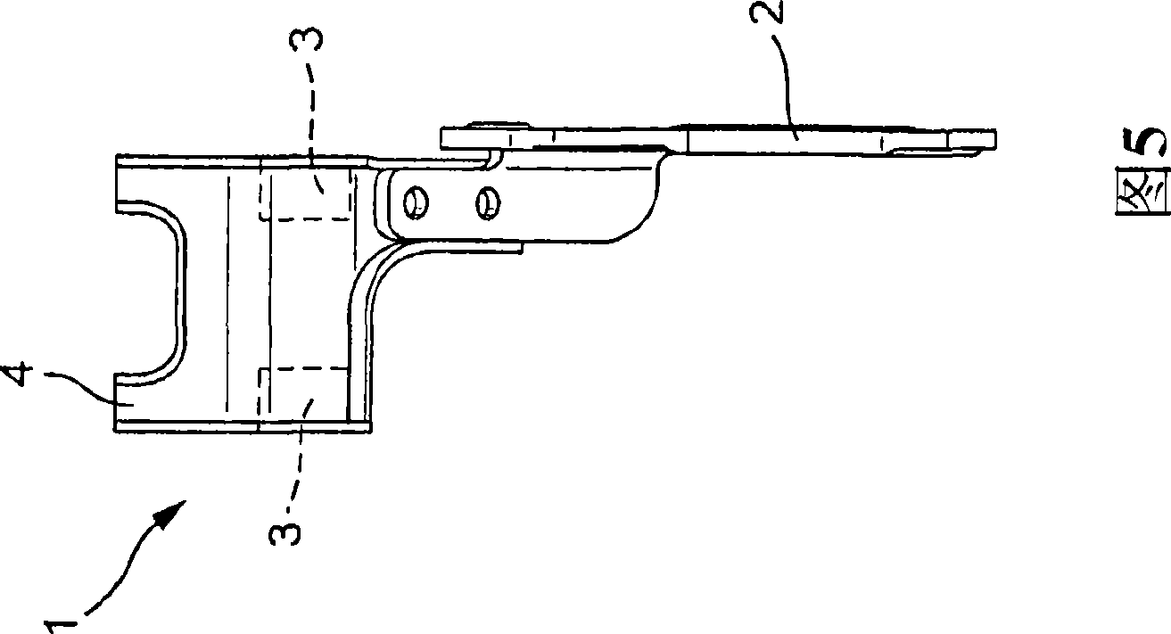 Selector fork for a change-speed gearbox