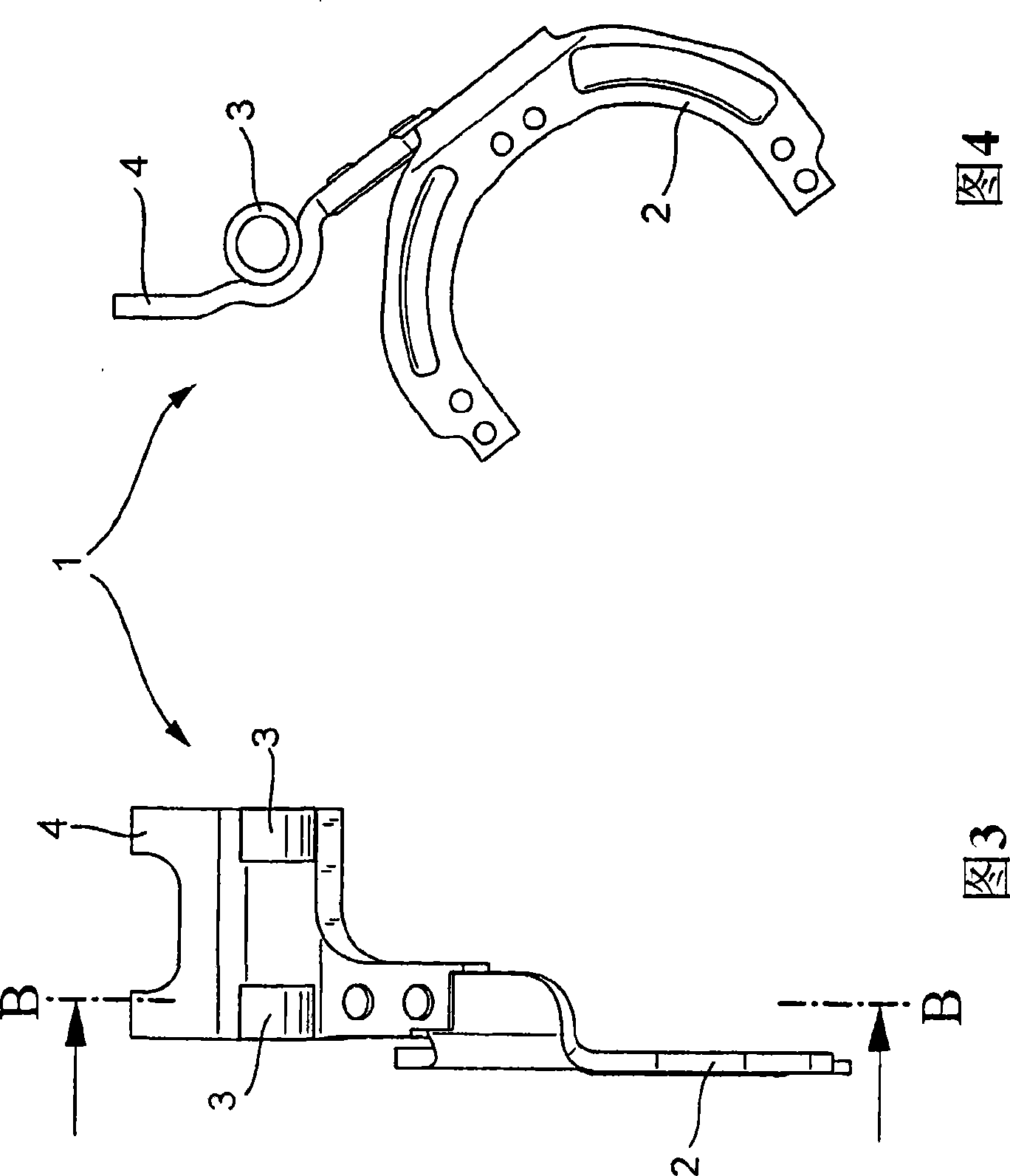 Selector fork for a change-speed gearbox