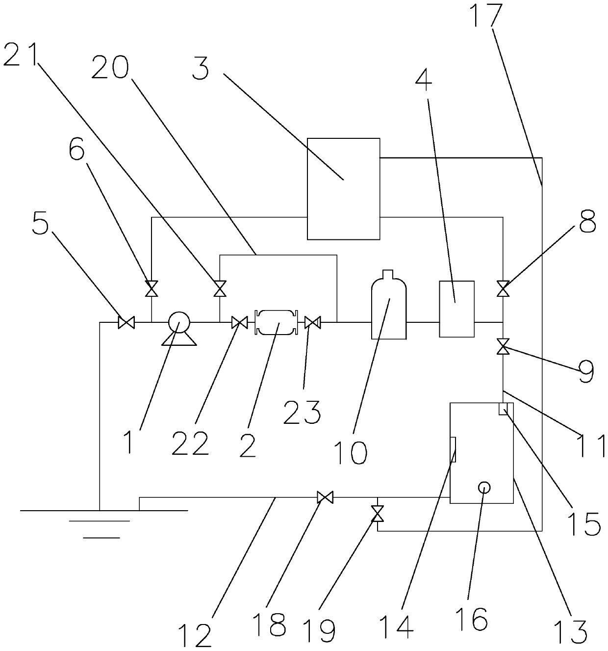 Ship ballast water treatment system