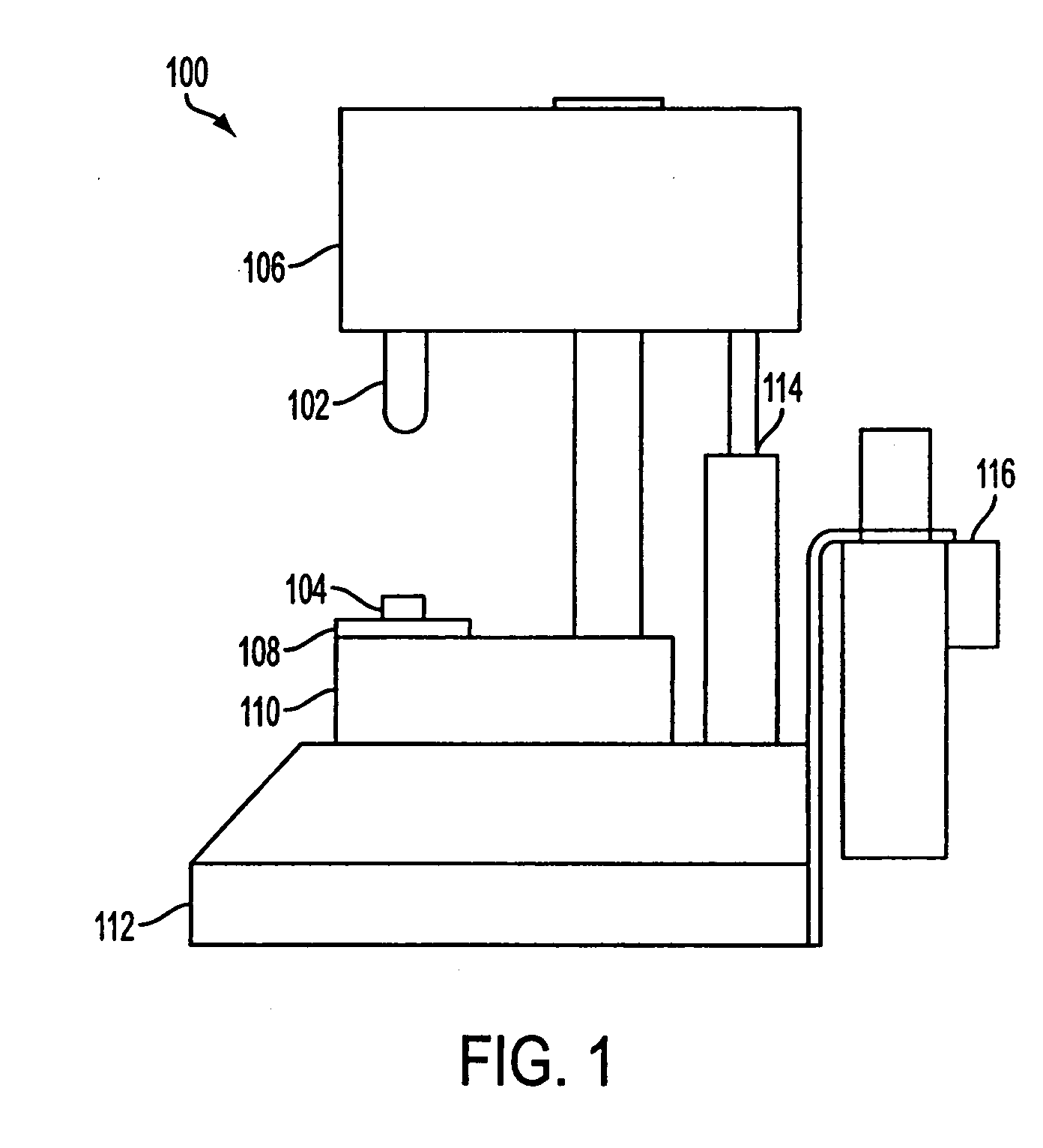 Apparatus for pressure based blocking process for lens manufacturing