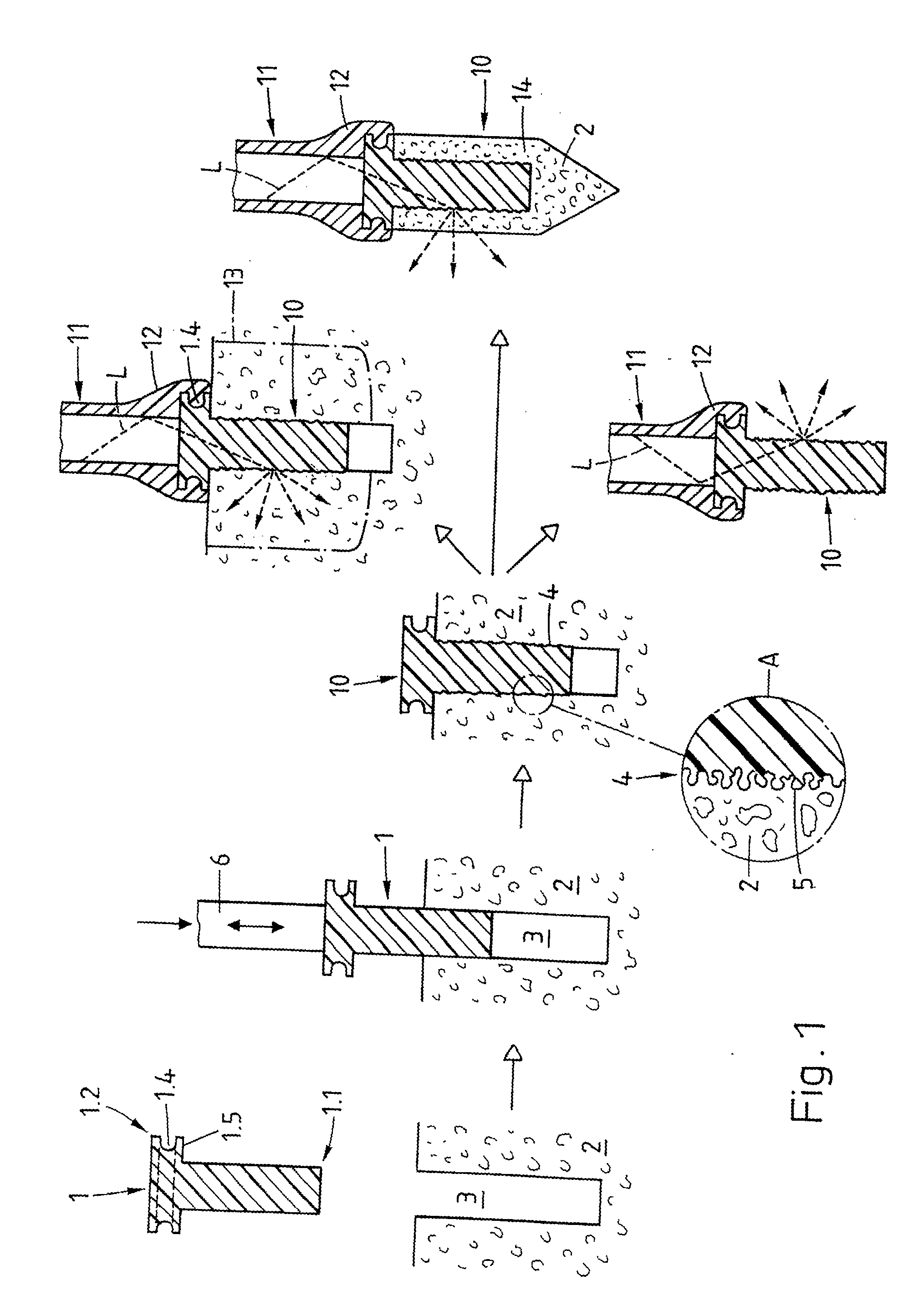 Light diffuser and process for producing the same