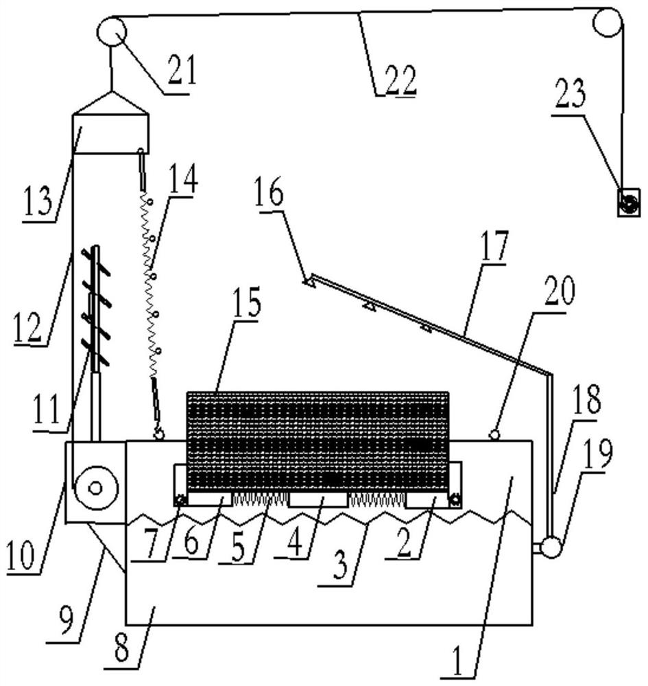 Balcony crop planting device