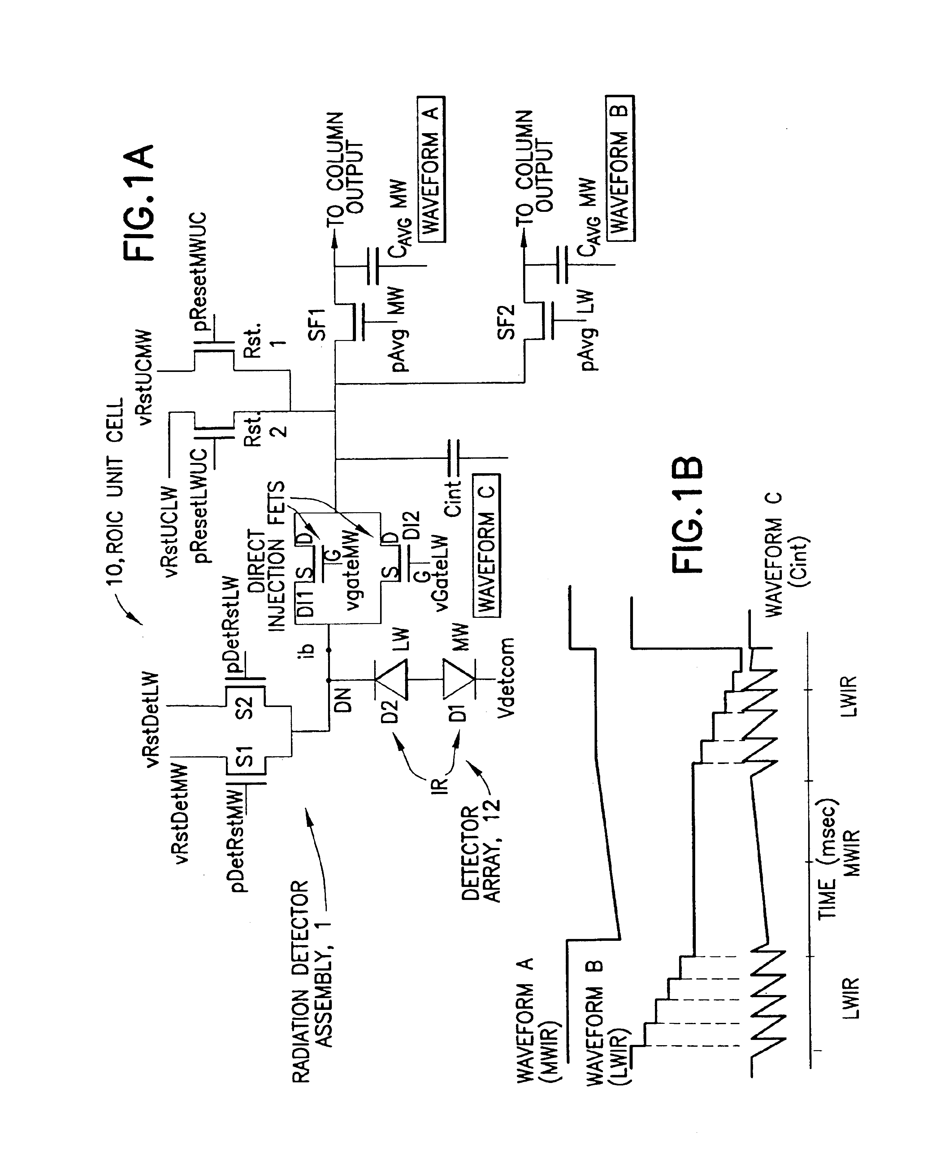 IRFPA ROIC with dual TDM reset integrators and sub-frame averaging functions per unit cell