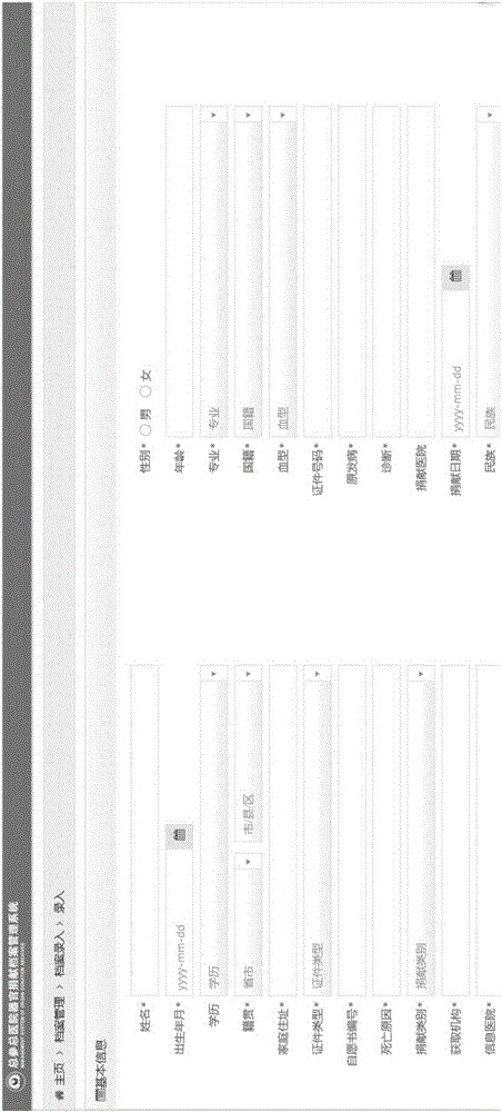 Organ donation archive management system