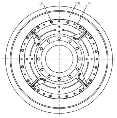 Elastic wheel noise reduction damper and its assembly and installation method