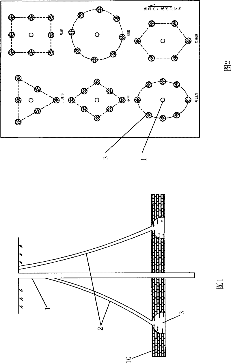Ground stereoscopic discharge and mining method of coal bed methane