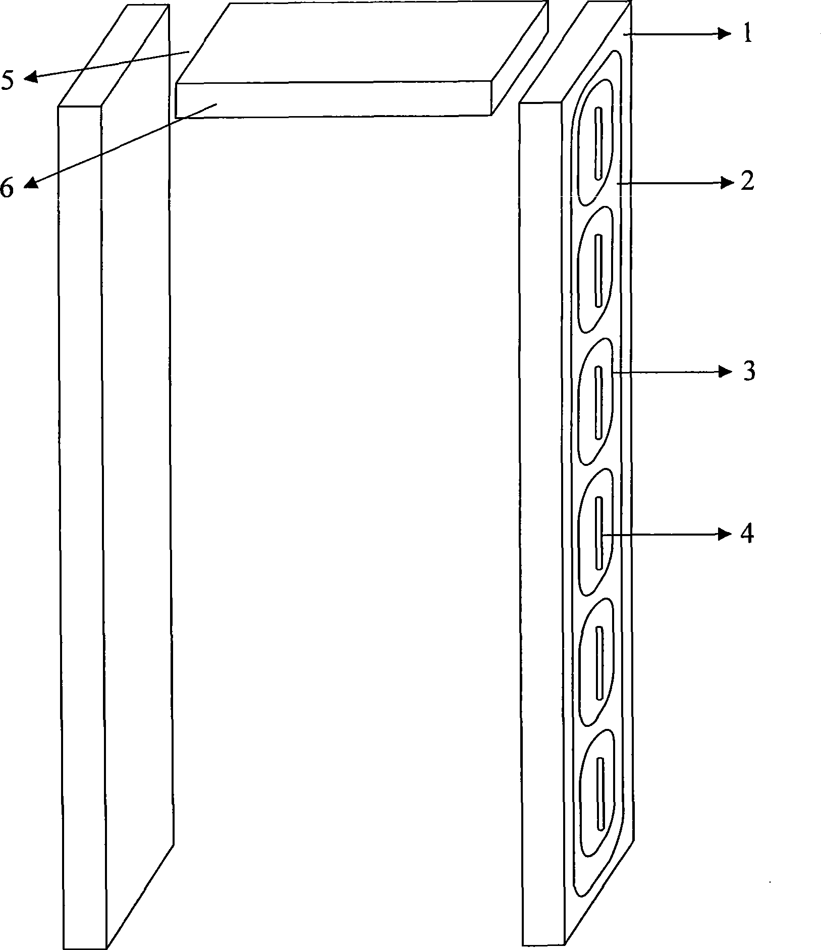 Novel security inspection door