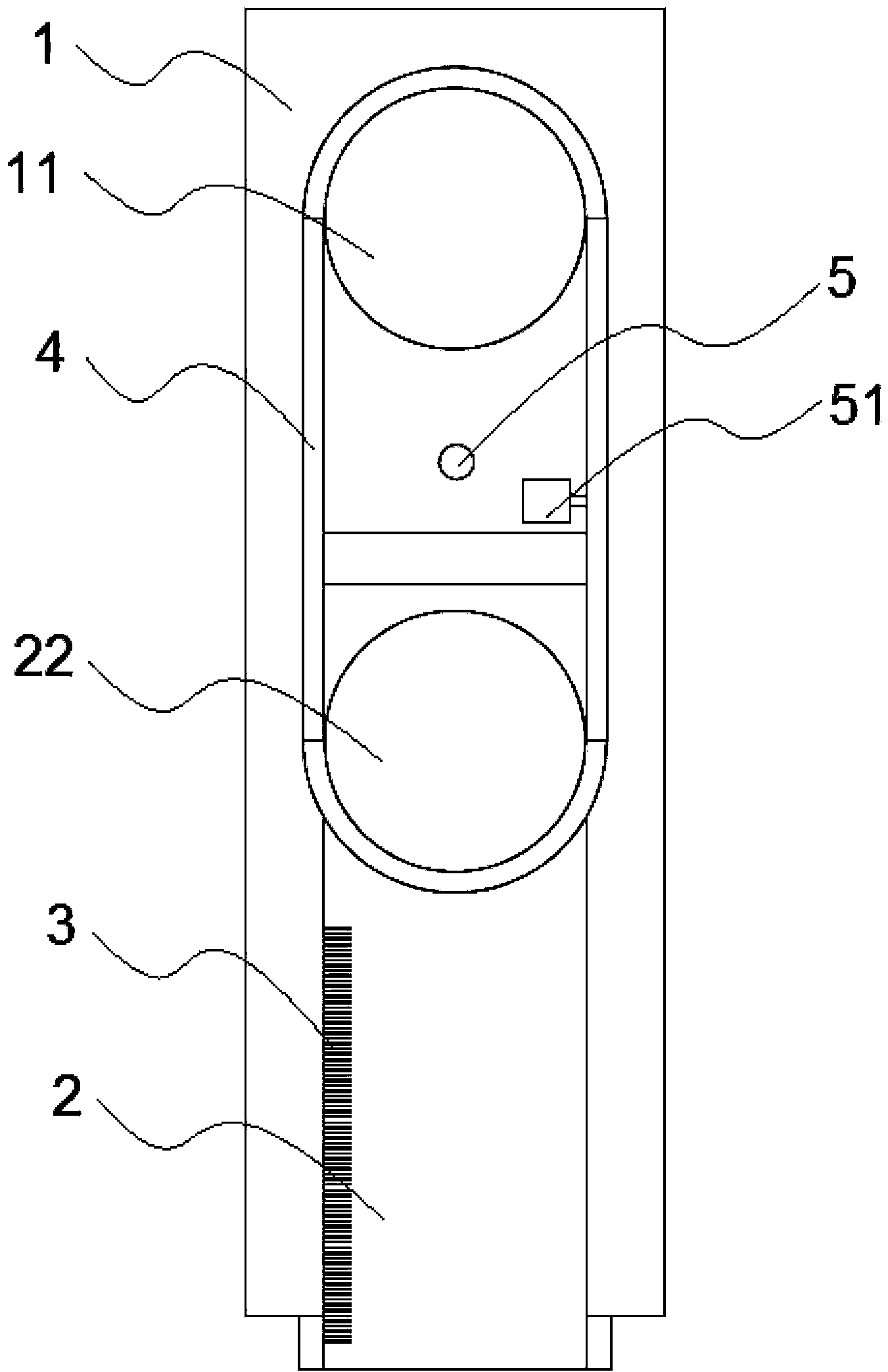 Large-diameter O-shaped ring diameter measuring tool