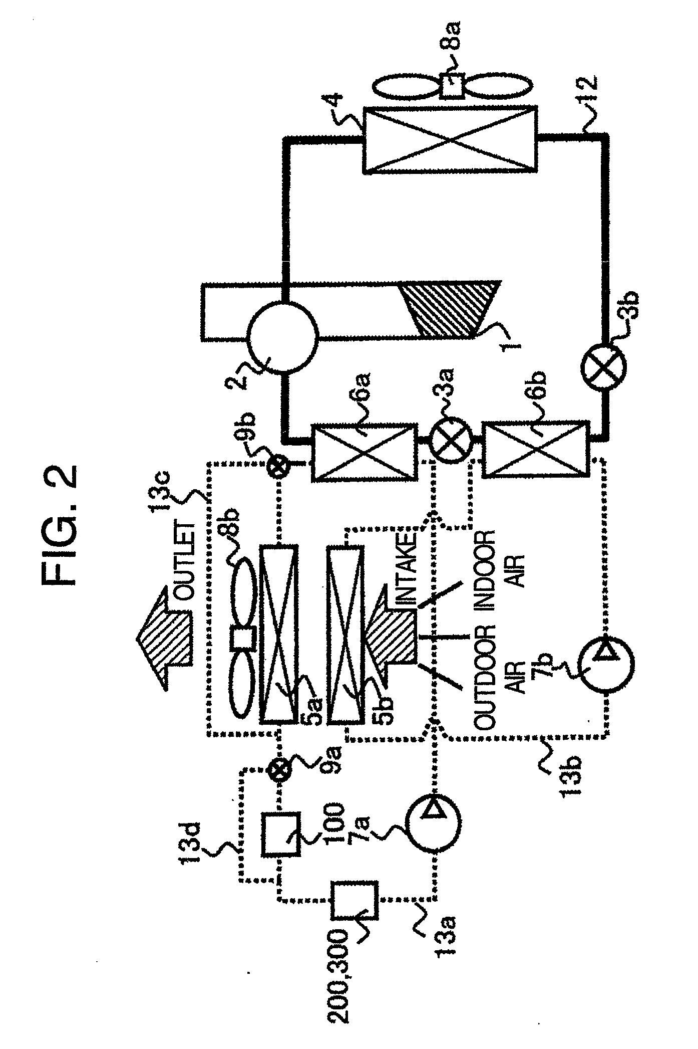 Thermodynamic cycle system for moving vehicle
