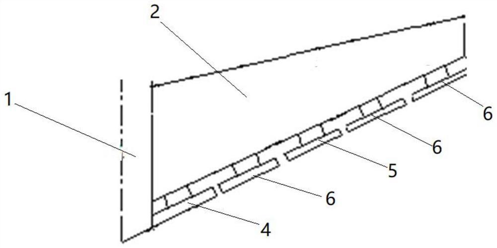Slat load loading method in airplane full-size fatigue test