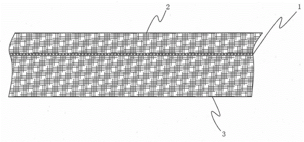 Composite support material for semi-permeable membrane and manufacturing method thereof