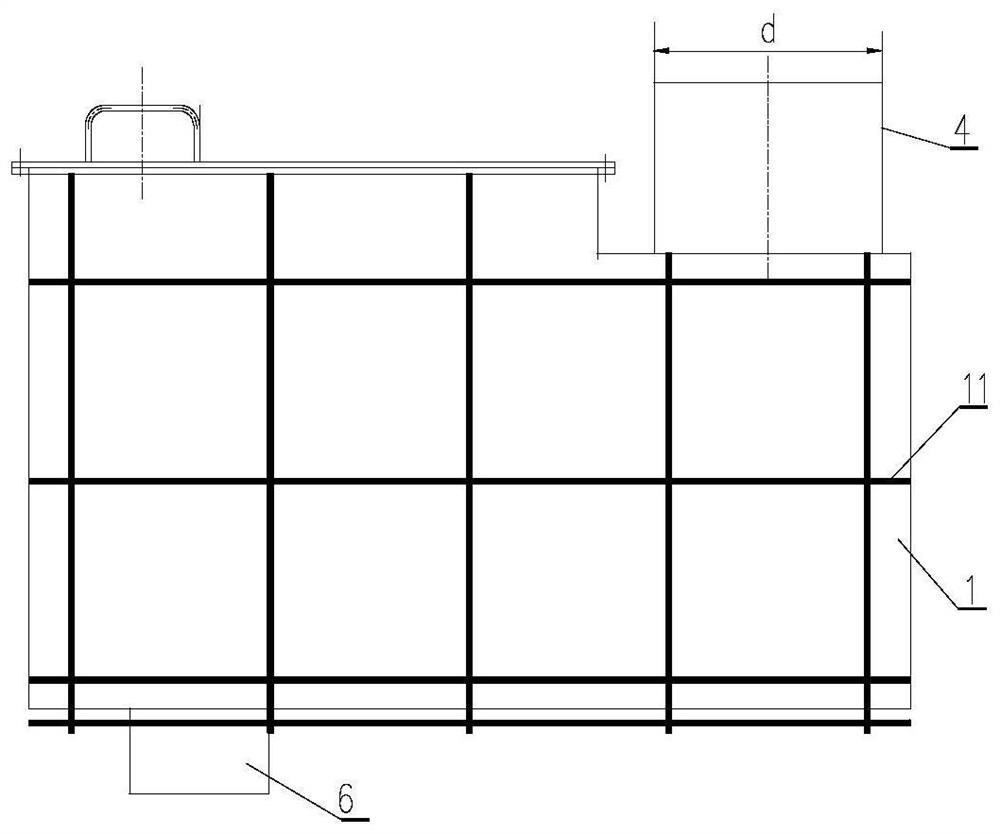 Leachate filter box for household garbage incineration power generation incinerator