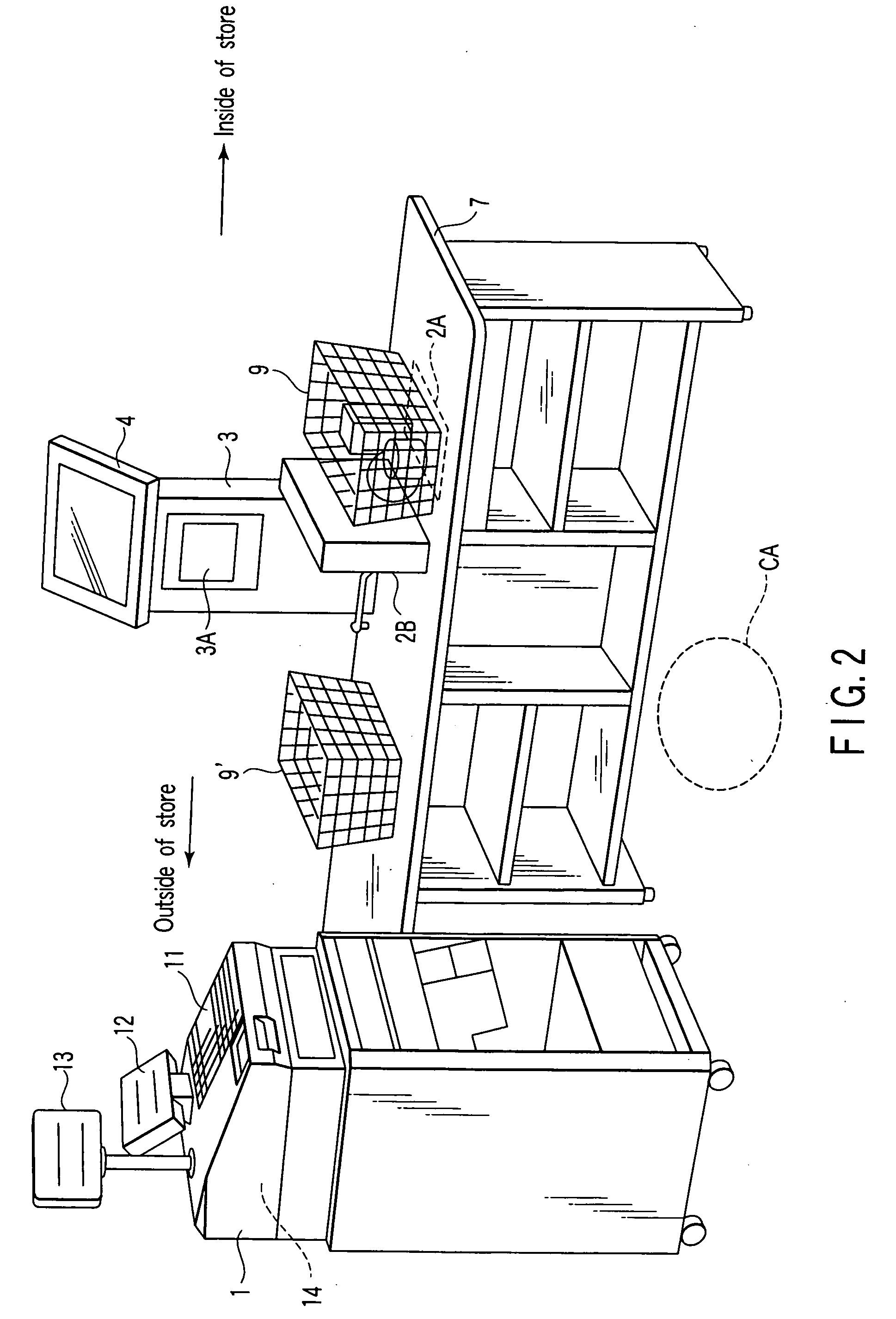Commodity sales registration processing system and commodity information registering apparatus
