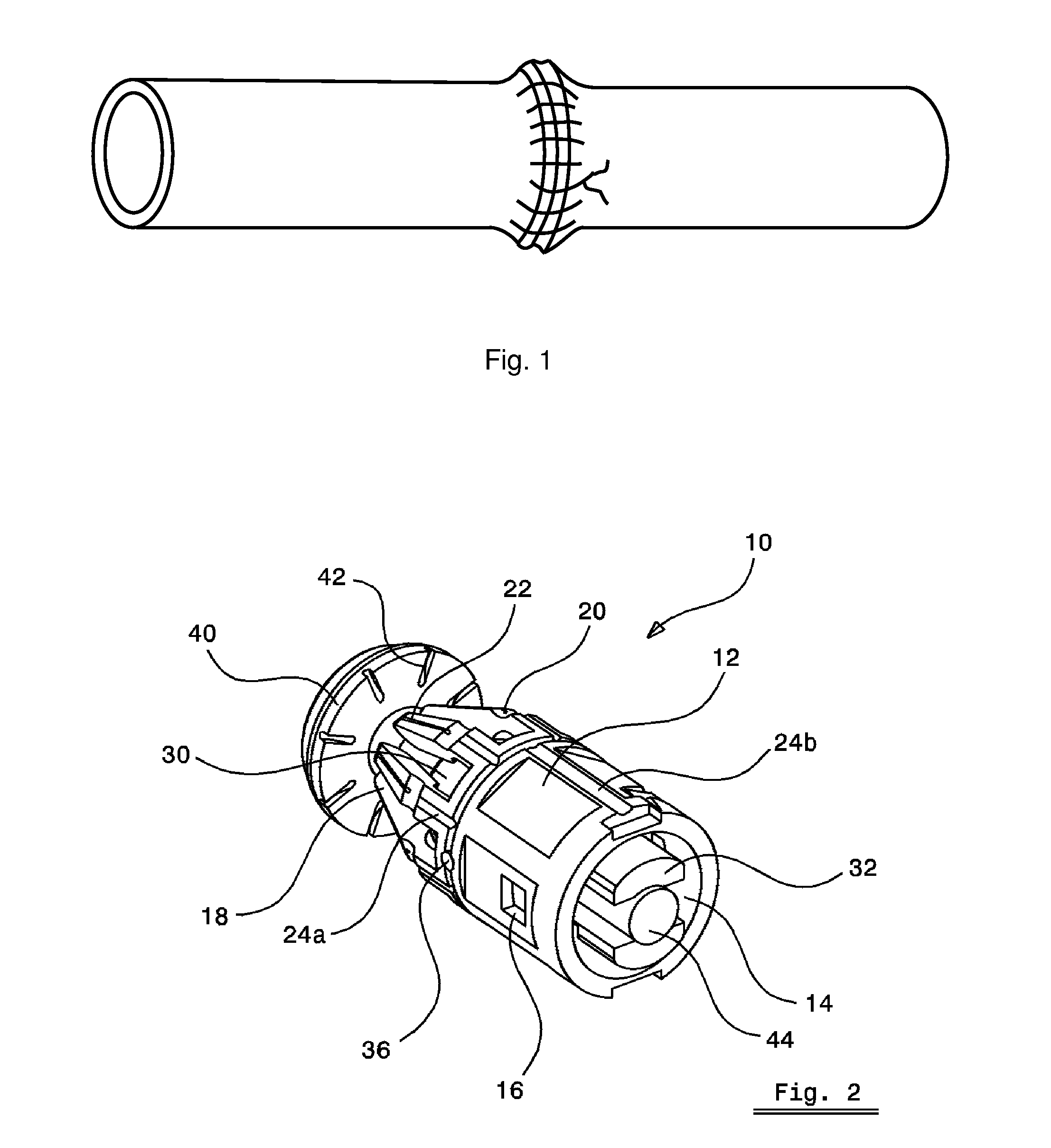 Device for performing end-to-end anastomosis