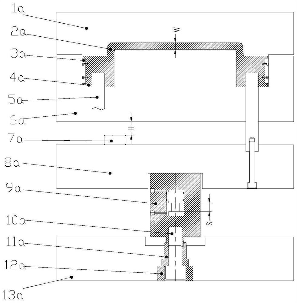 Ejection structure of low-pressure injection molding mold