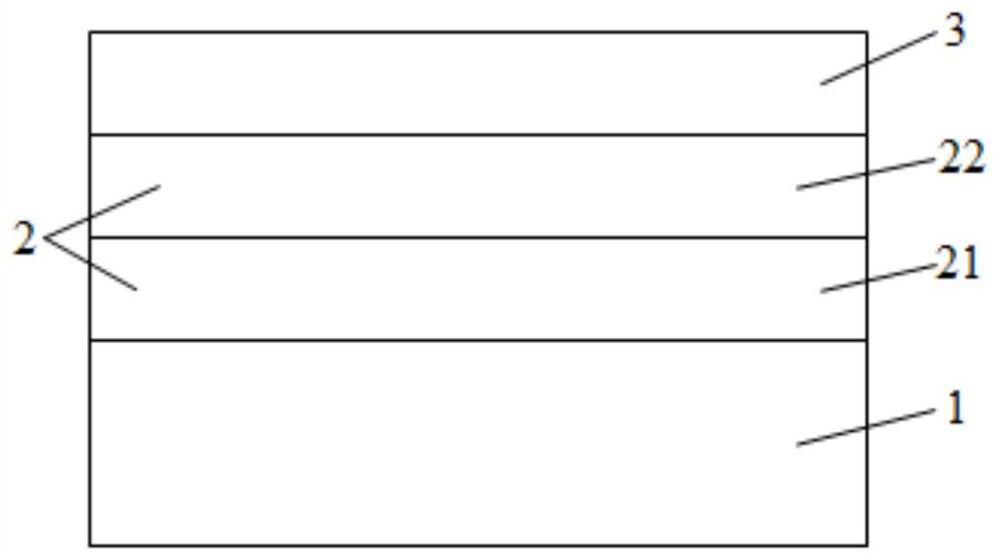 IMITO structure of OLED and OLED shadow elimination coating method