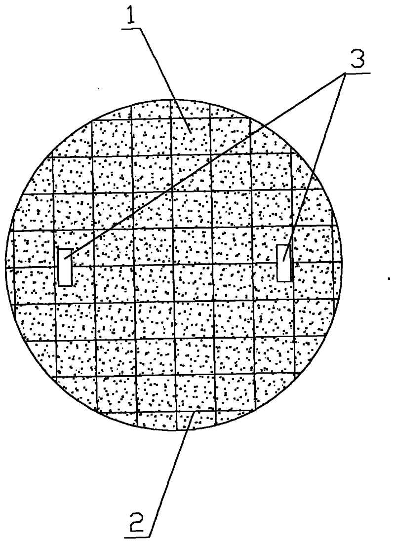 Hybrid material manhole cover and manufacturing method thereof