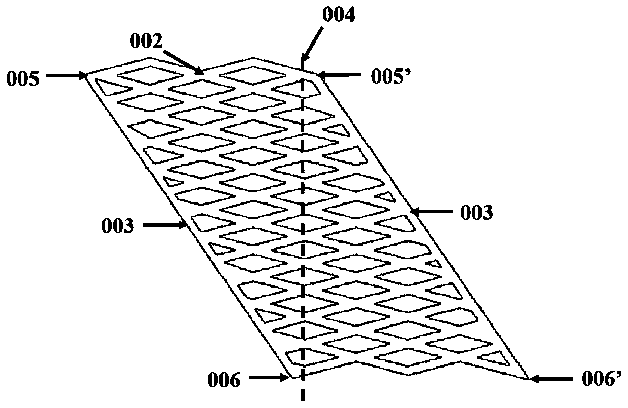 Paranasal sinus tube stent and preparation method thereof