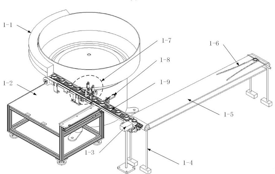 A kind of full complement cylindrical roller bearing assembly equipment and method