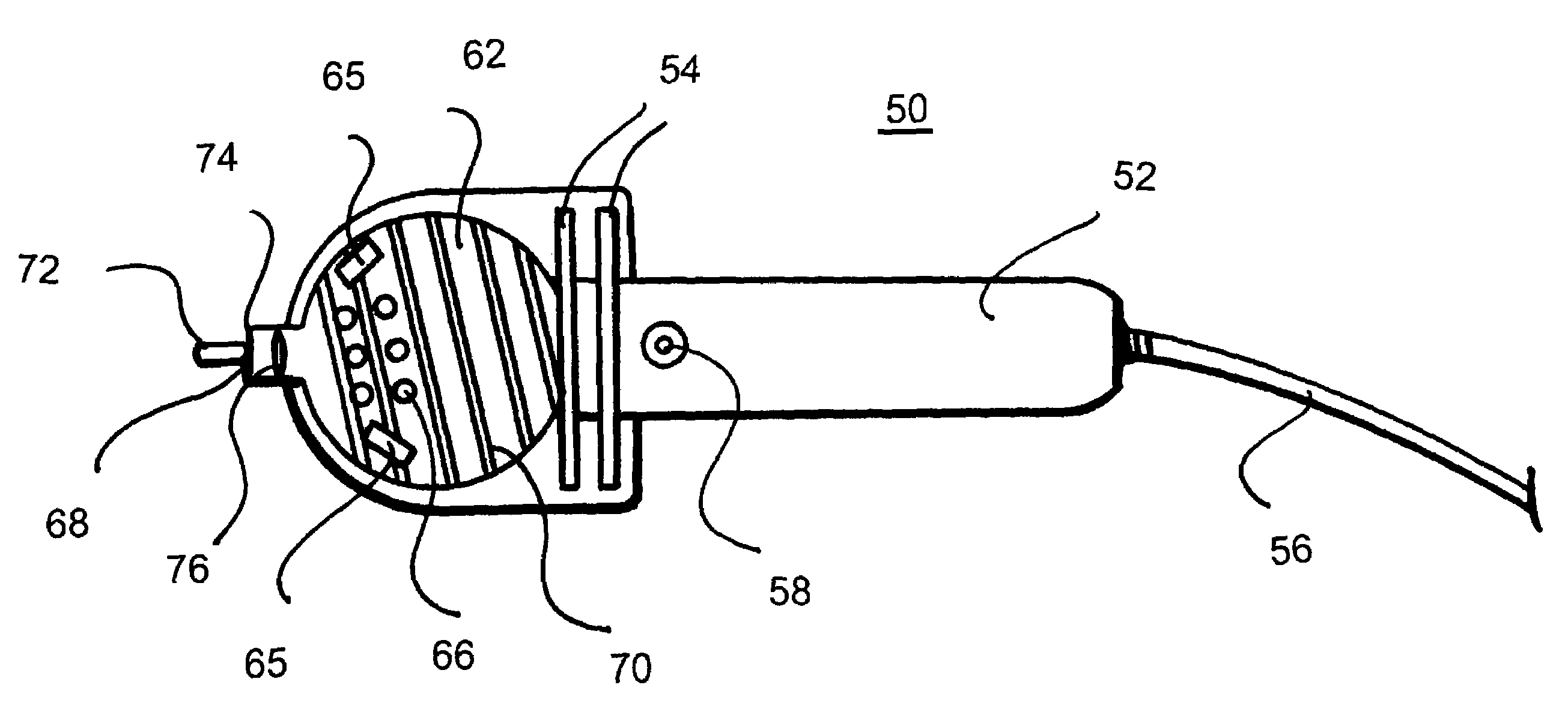 Light/electric probe system and method