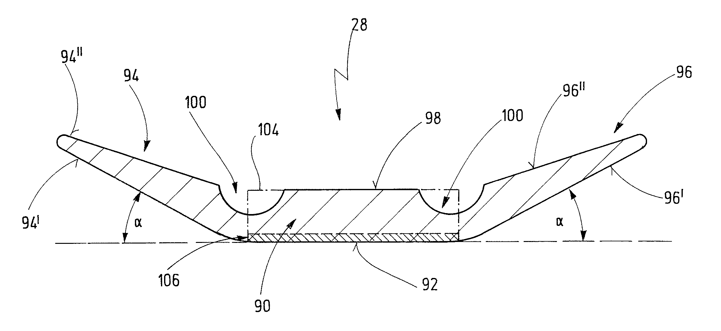 Fastening element for a cable harness
