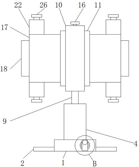 Mounting joint for automobile water pipe