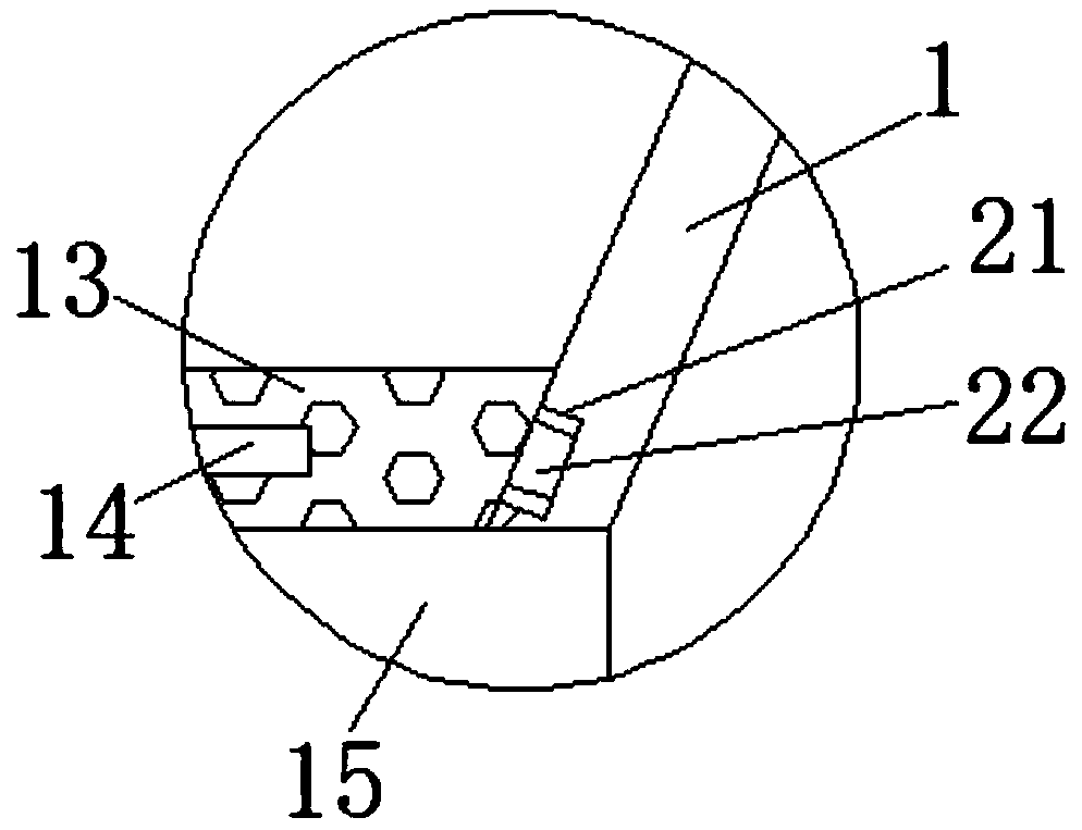 Waste material clearing device for chemical engineering heat transfer