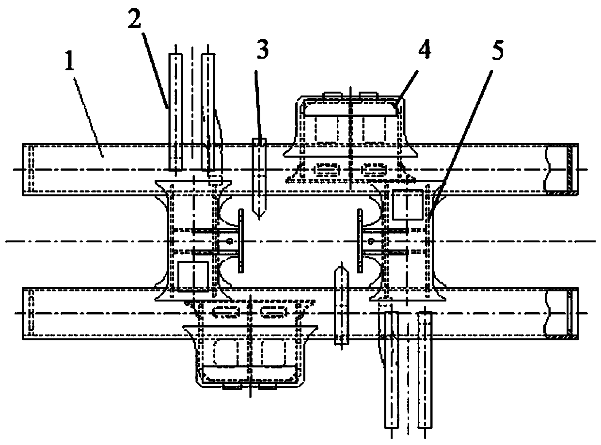 A double-machine collaborative automatic welding method and system for rail vehicle beams